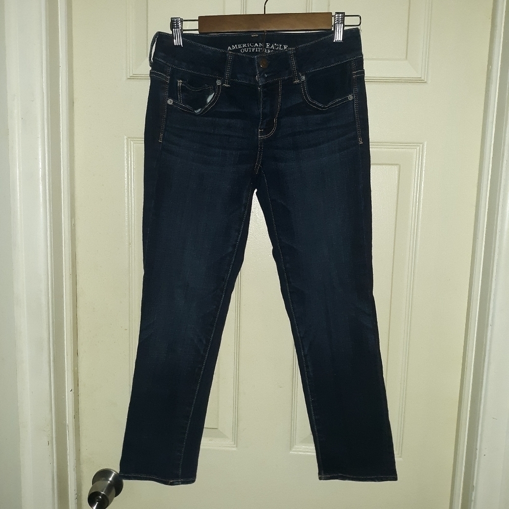American Eagle Dark Wash Size 4 Jeans